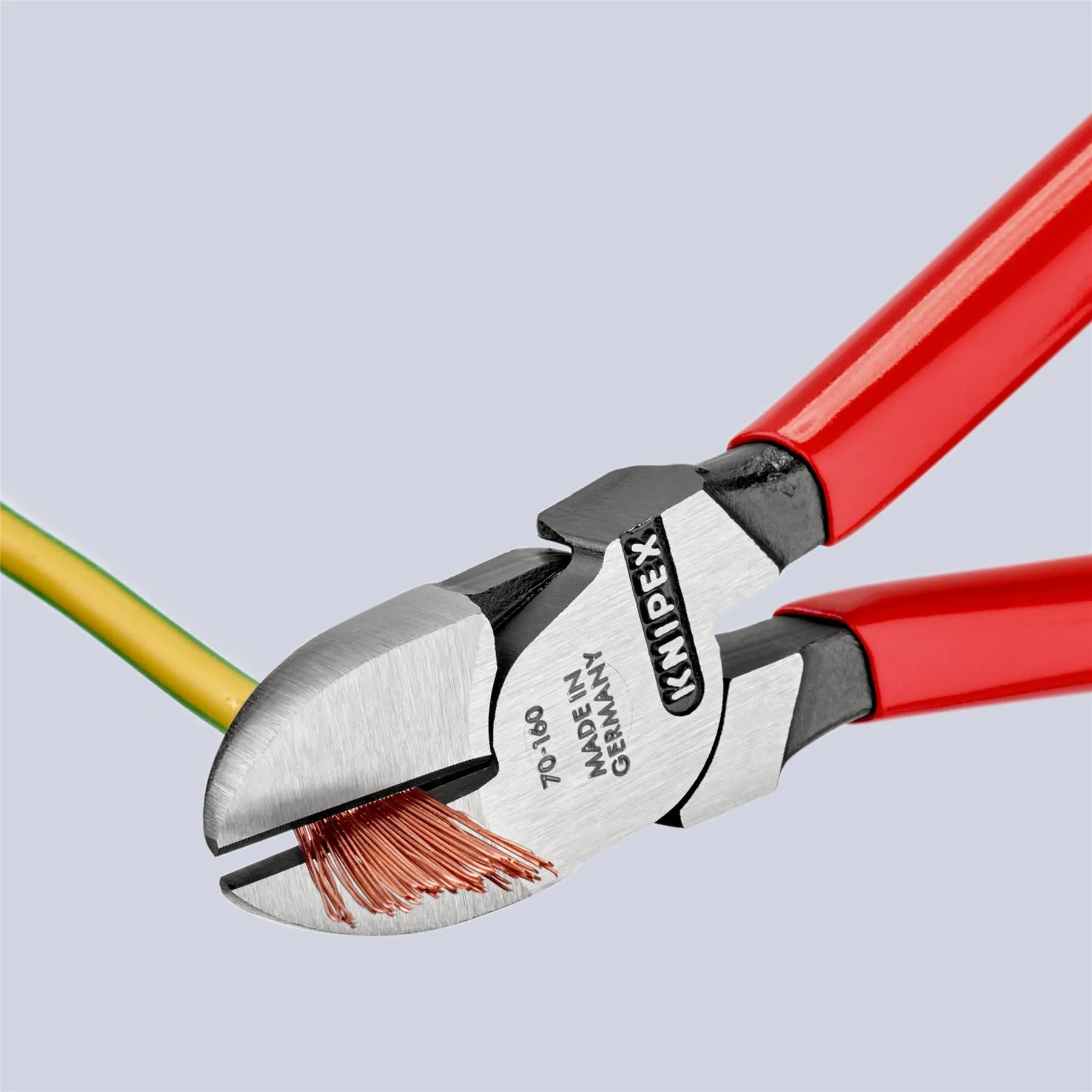 KNIPEX Diagonal Cutting Pliers Side Cutters 160mm Plastic Coated 70 01 160 SB