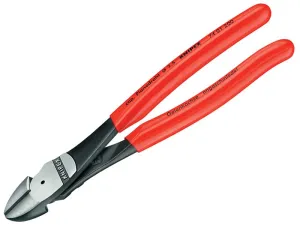 KNIPEX High Leverage Diagonal Cutters Pvc Grip 180Mm (7In)