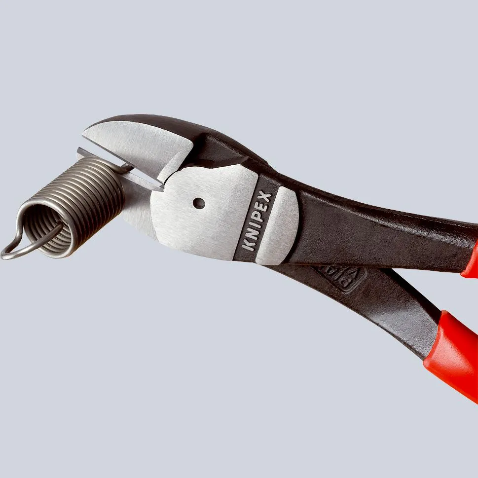KNIPEX High Leverage Diagonal Side Cutting Pliers 250mm Polished Head 74 01 250