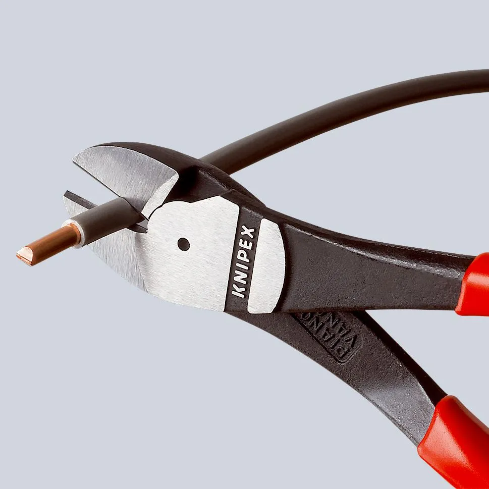 KNIPEX High Leverage Diagonal Side Cutting Pliers 250mm Polished Head 74 01 250