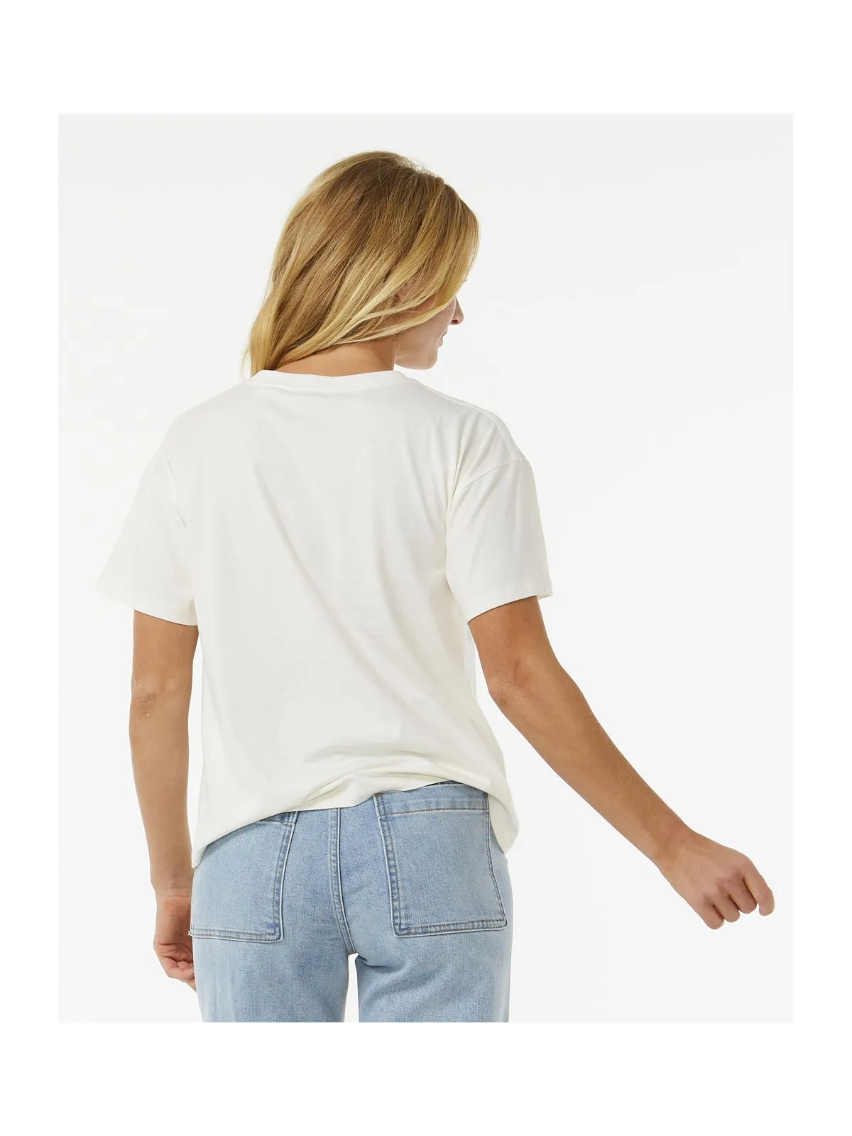 Koszulka RIP CURL Long Days Relaxed Tee biały