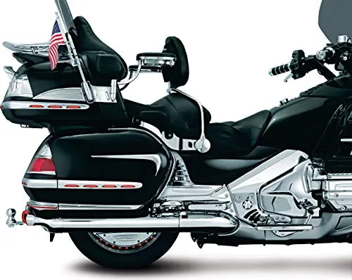 Kuryakyn 3201 Motorcycle Lighting Accent Accessory: Dual Circuit LED Trunk Molding Set with Red Lens for 2001-10 Honda Gold Wing GL1800 Motorcycles, Chrome