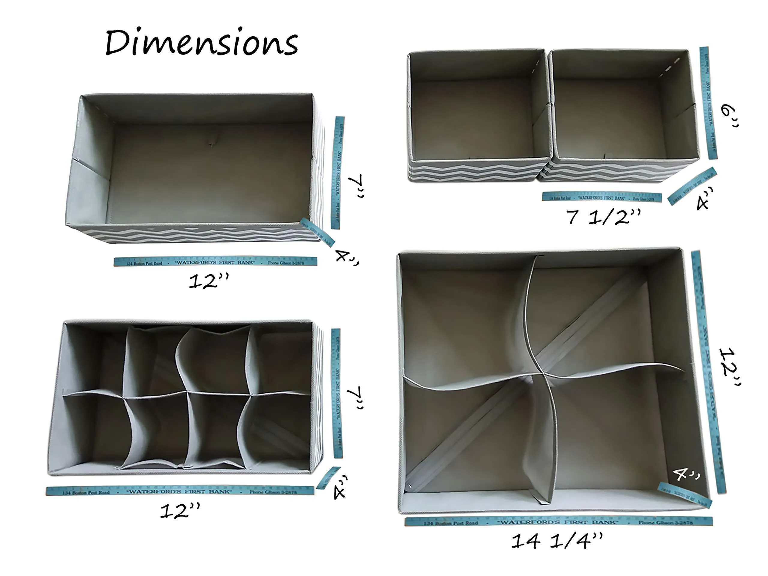 La Luna Sock Organizer Drawer Organizer Dresser Closet Clothes Kitchen Junk Drawer Divider Hanging Closet Organizer Baby Drawer Organizer Lipstick Organizer Makeup Organizer Countertop