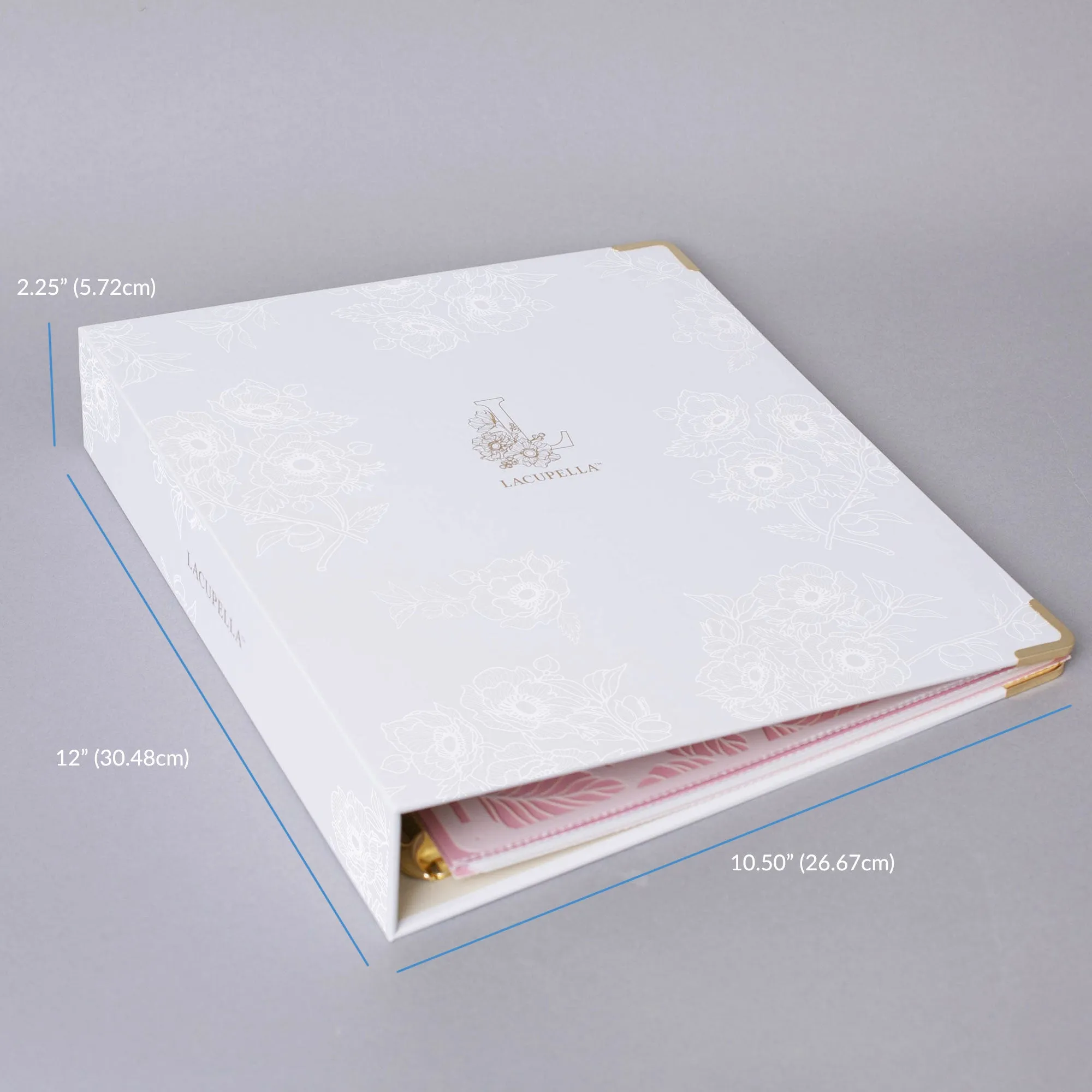 Lacupella 3 Ring Binder  Cake Stencil Organizer