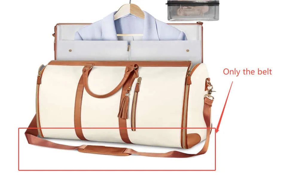 Large Capacity Travel Duffle Bag Women's Handbag Folding Suit Bag Waterproof Clothes Totes