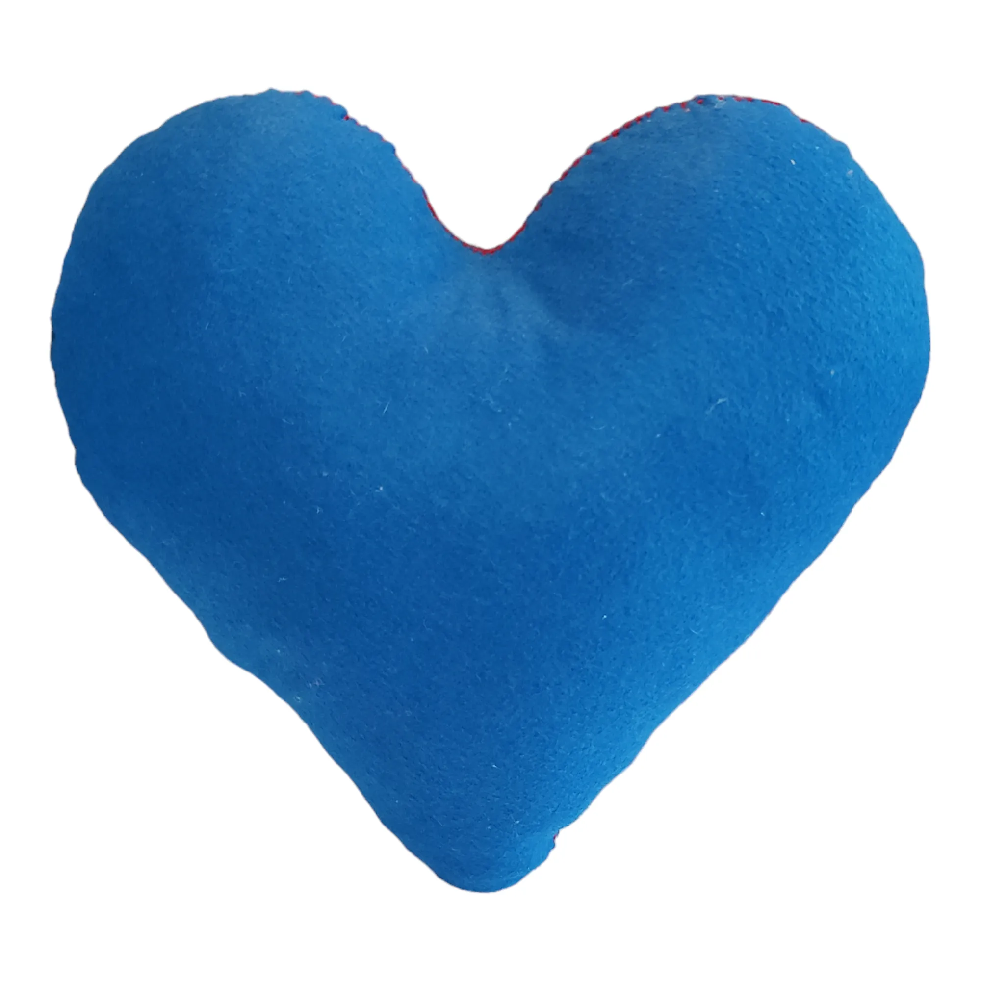 Large Heart Felt Embroidered Pillow