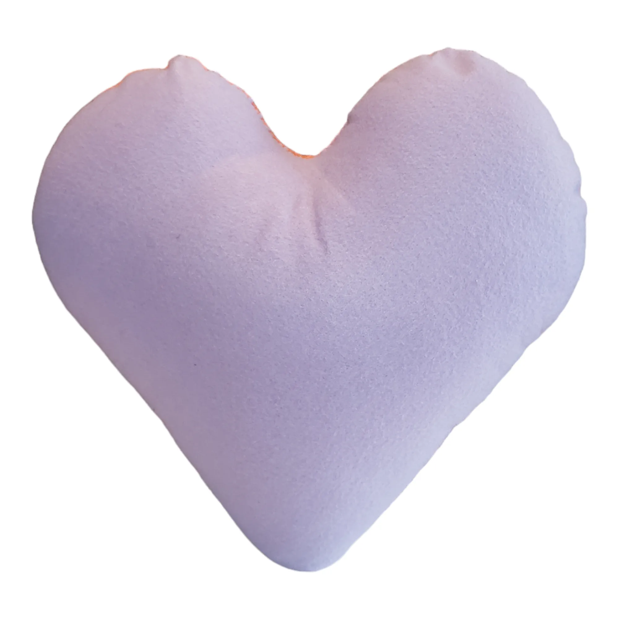 Large Heart Felt Embroidered Pillow