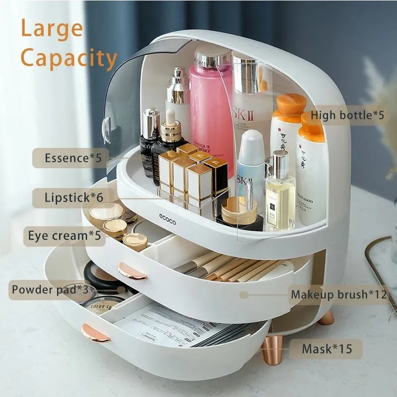 Large Makeup Organizer with Drawers I SPAFAIR