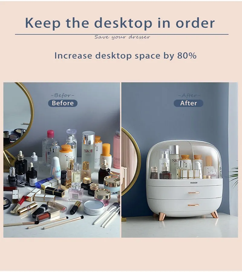Large Makeup Organizer with Drawers I SPAFAIR