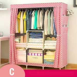 Large Multi-functional Non-woven Fabric Wardrobe