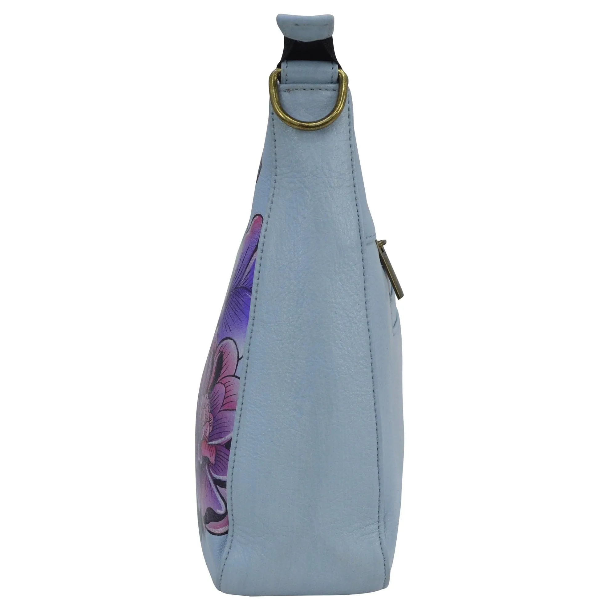 Large Top Zip Hobo - 8487