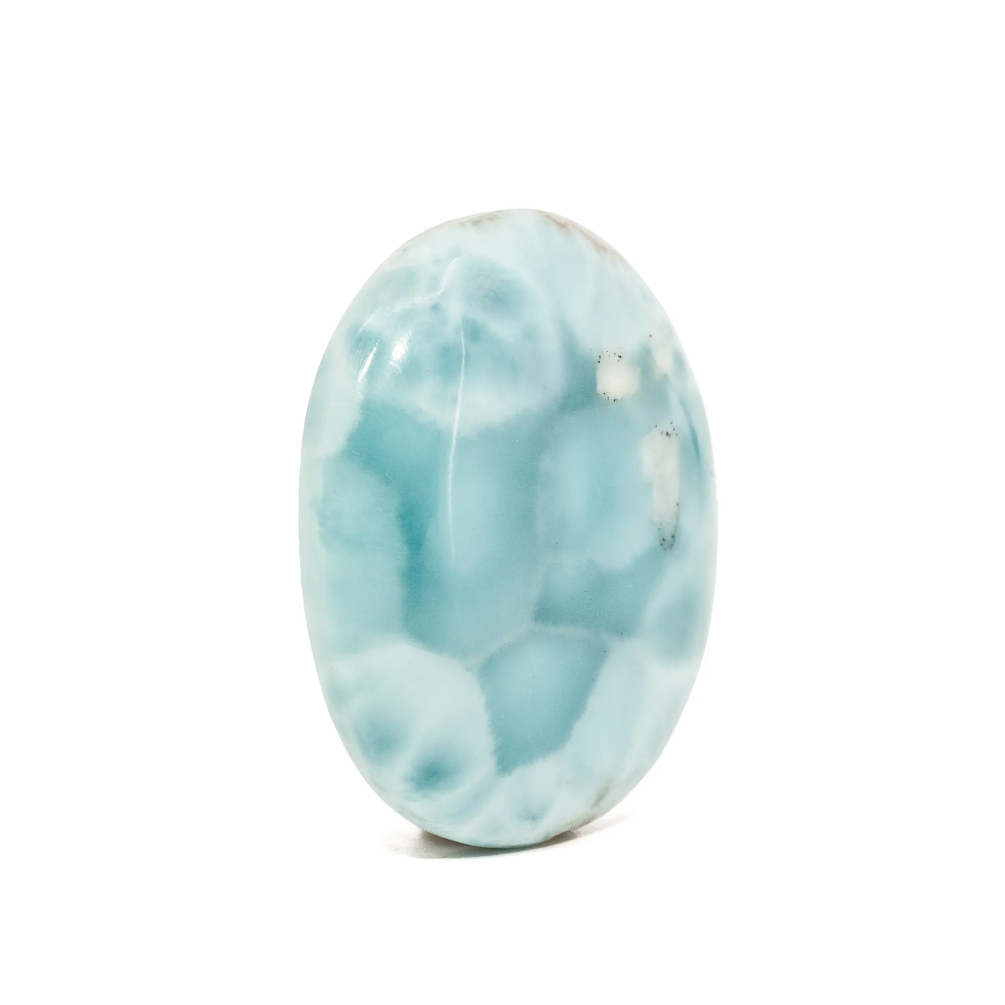 Larimar 35.15mm 66.27 Carat Gemstone Cabochon - Dominican Republic