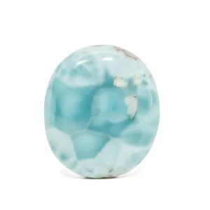 Larimar 35.15mm 66.27 Carat Gemstone Cabochon - Dominican Republic