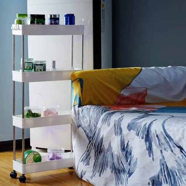 Layer Slim Storage Cart Rolling Storage Cart