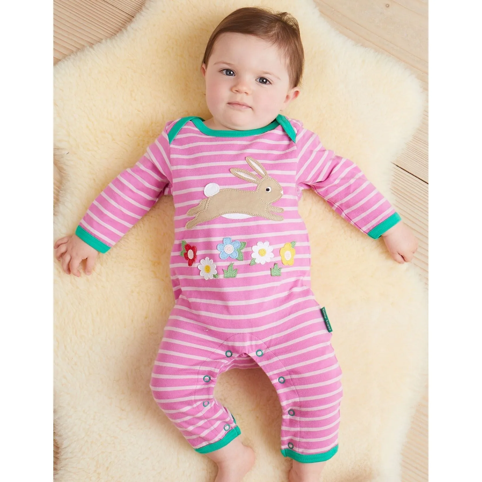 Leaping Bunny Applique One Piece Suit - 1 Left Size 0-3 months