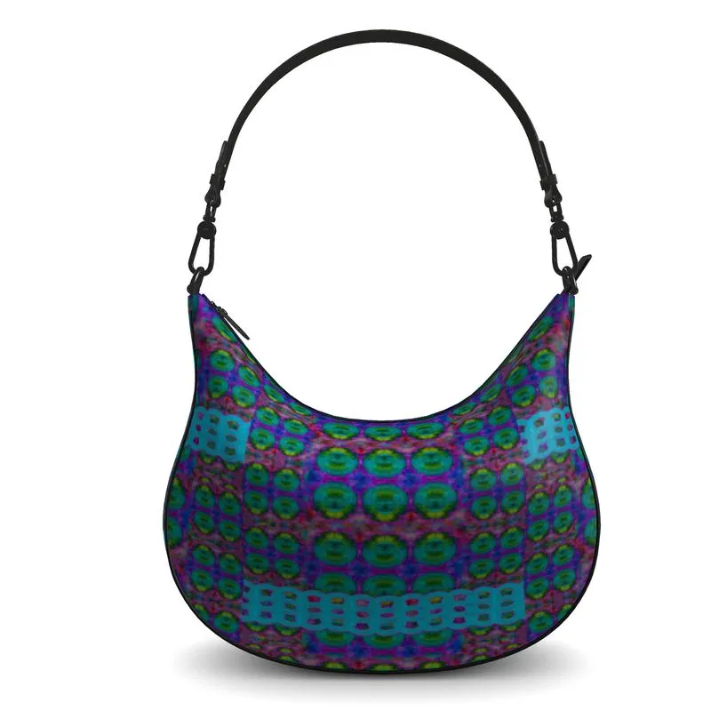 Leather Curve Hobo Bag (Chain Collection) RJSTH@Fabric#11 RJSTHs2021 RJS