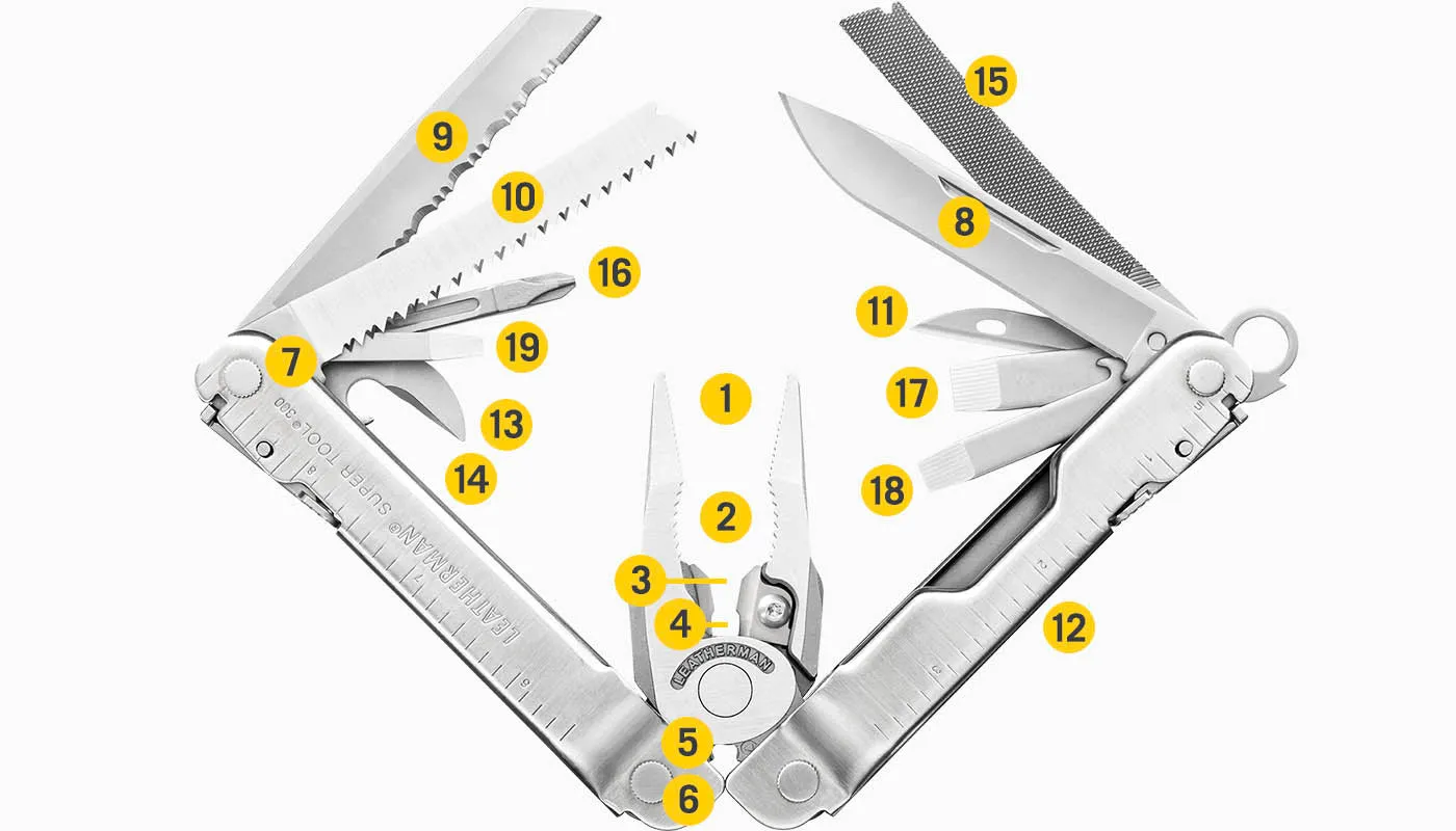 Leatherman Super Tool 300 (Stainless Steel)
