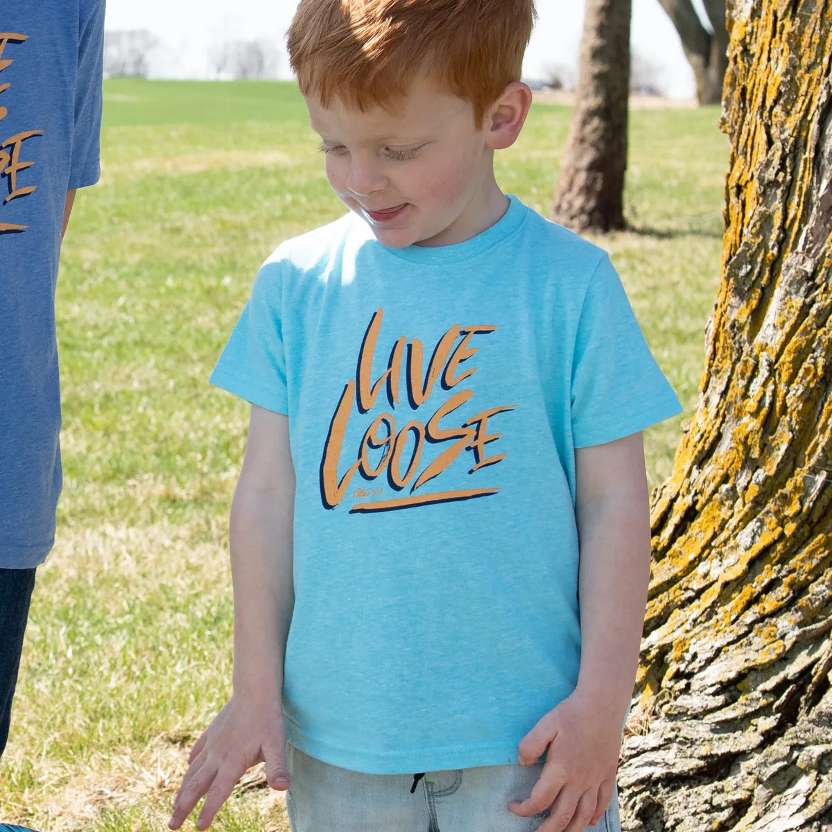 Live Loose Toddler Tee in Caribbean Melange