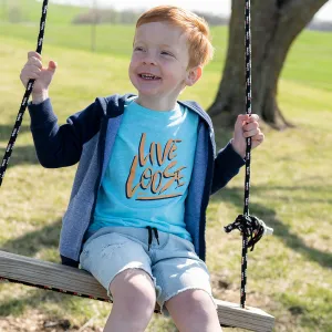 Live Loose Toddler Tee in Caribbean Melange