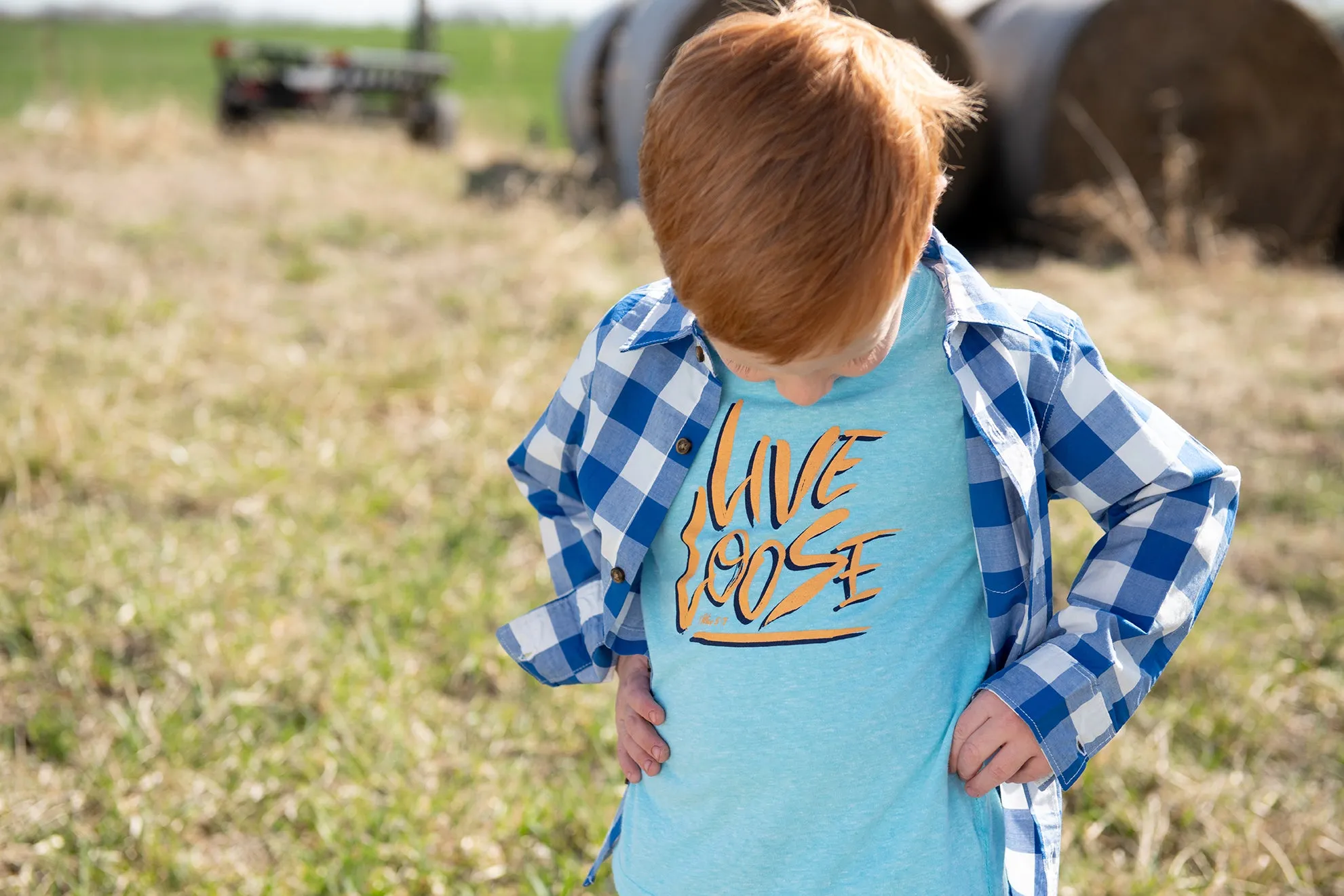 Live Loose Toddler Tee in Caribbean Melange