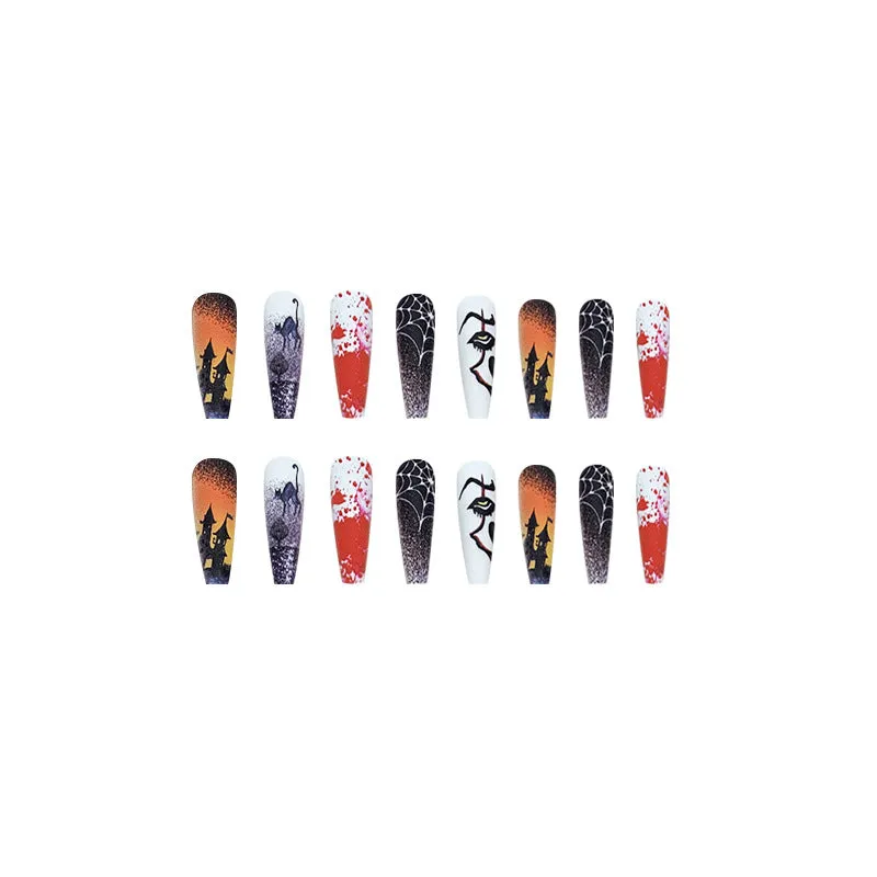 Long Coffin Colourful Helloween