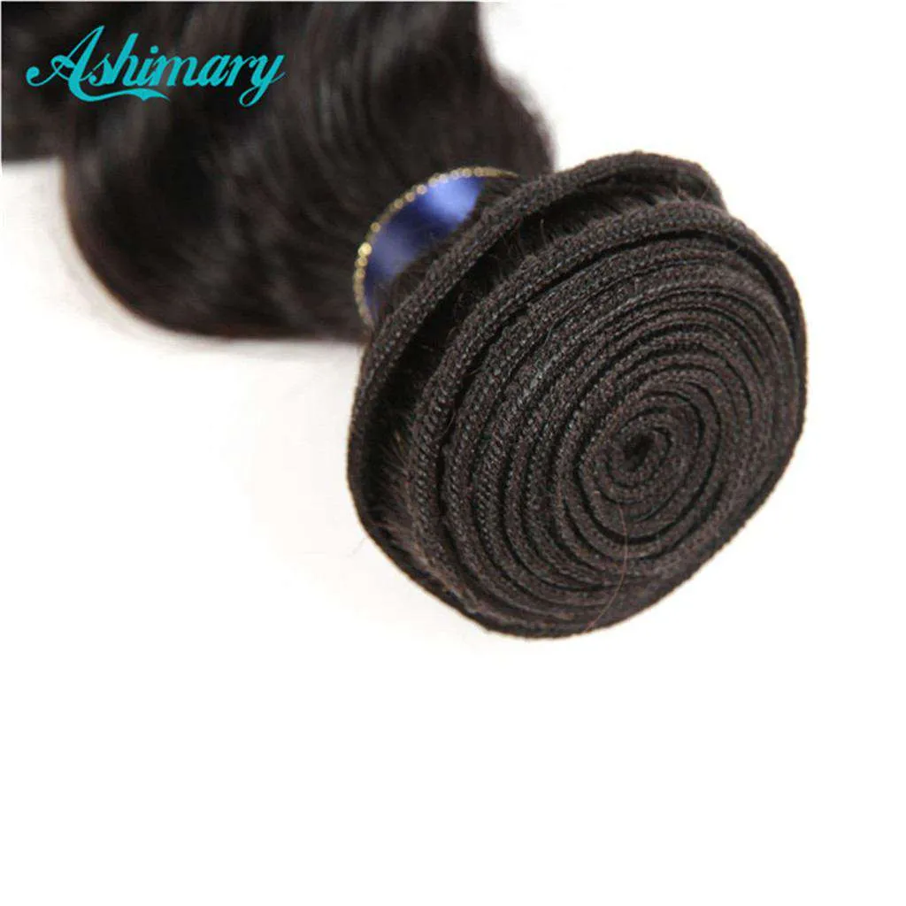 Loose Deep Wave Hair Bundles 9A 100% Human Hair Natural Color