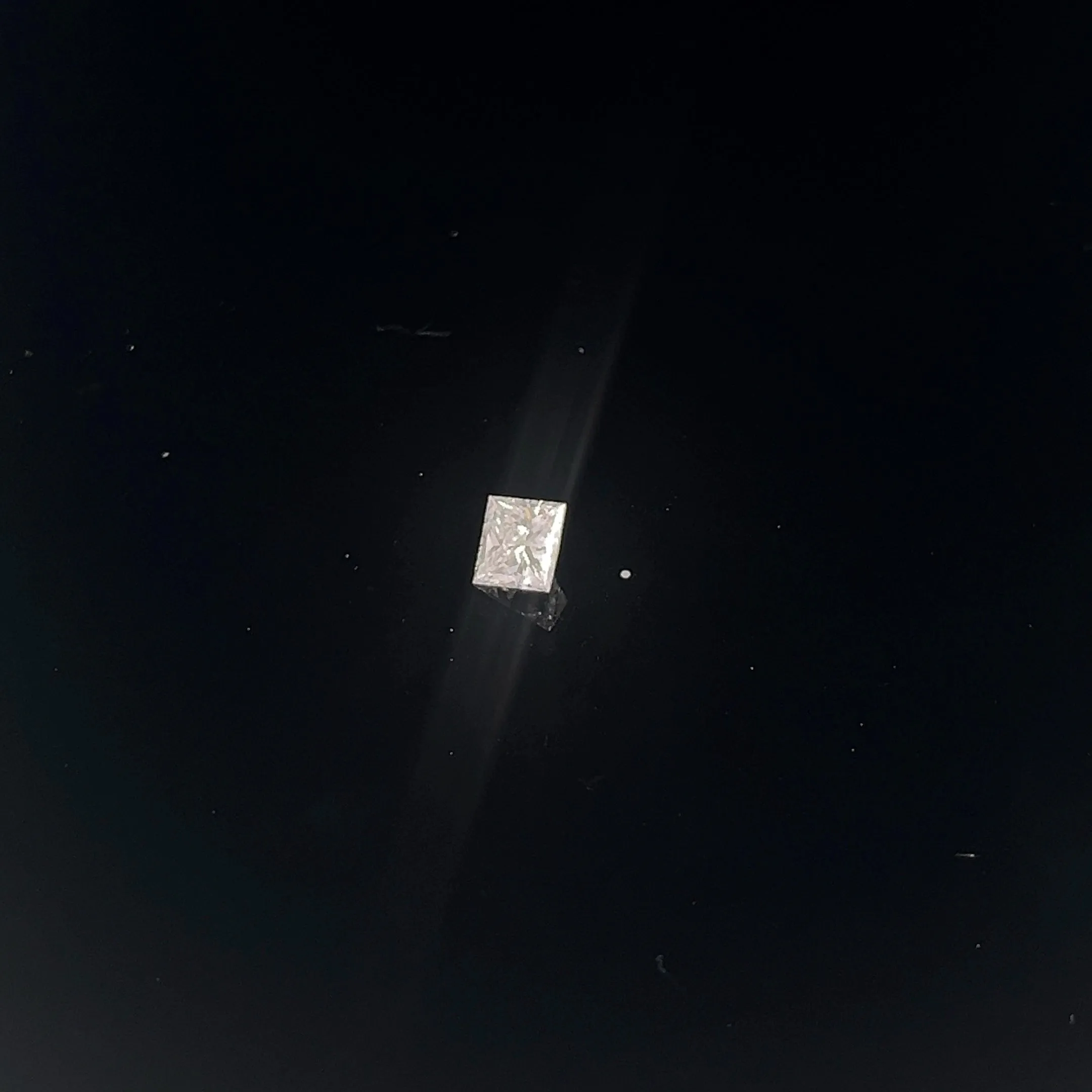 Loose Natural Diamond .58CT E SI2 PRINCESS EGL Certified
