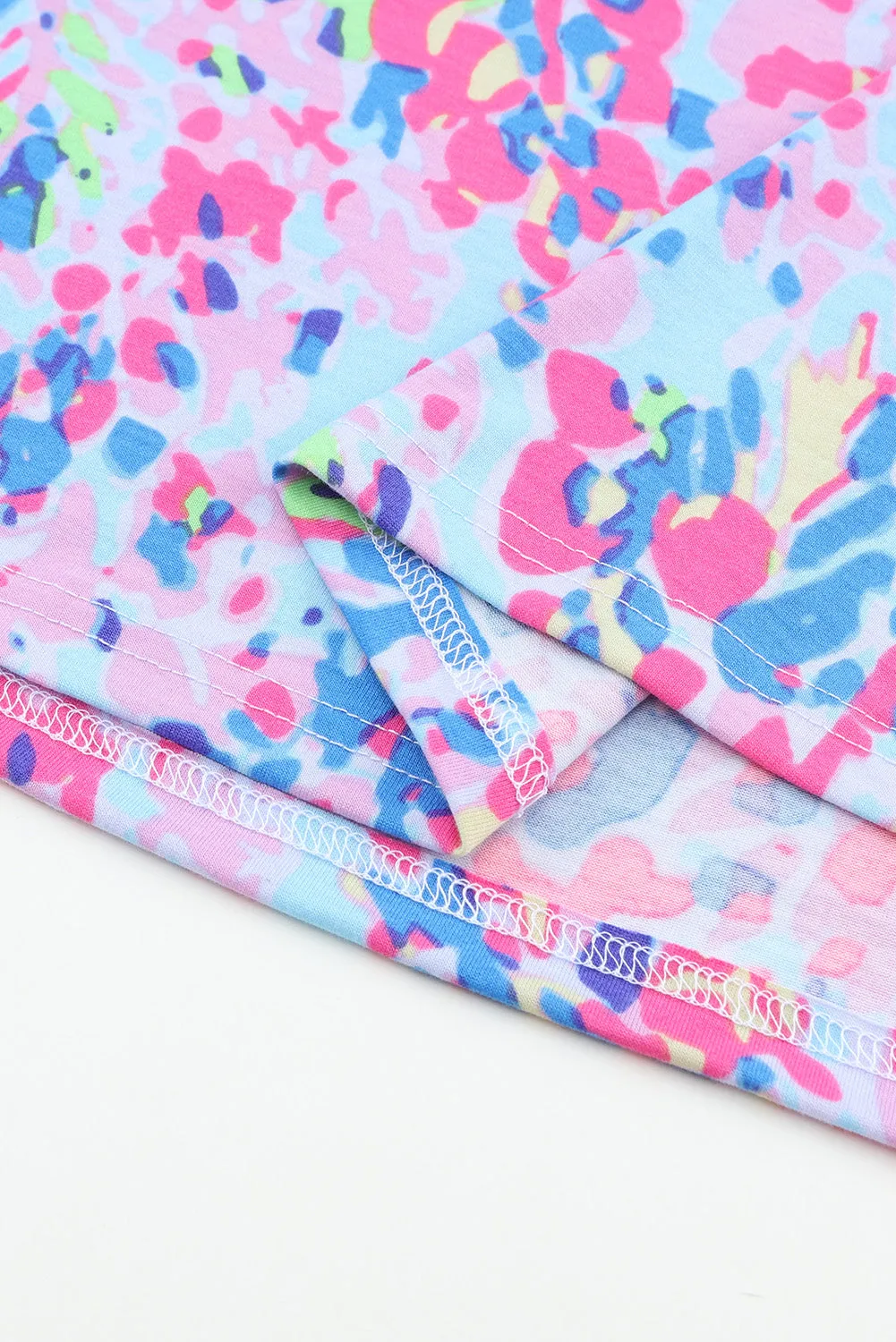 Loose Painted Floral Tee