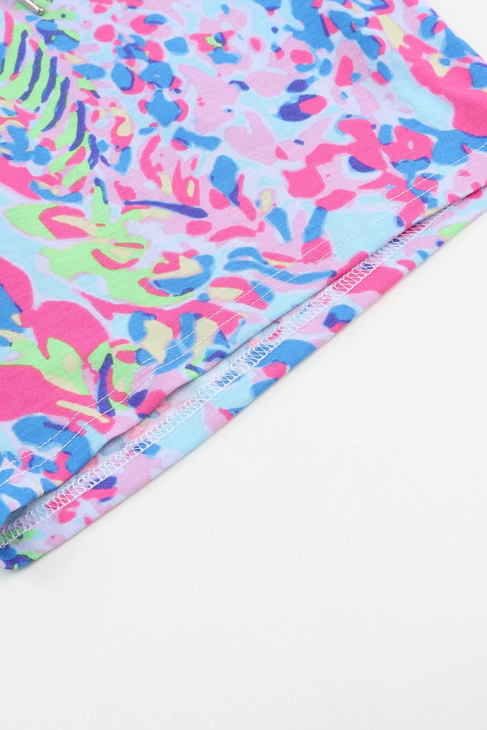 Loose Painted Floral Tee