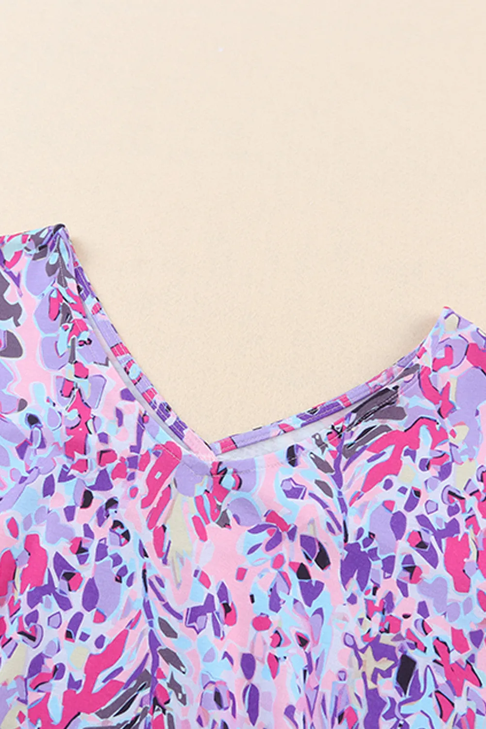 Loose Painted Floral Tee