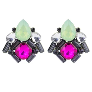Lorraine Multicolor Rhinestone Studs