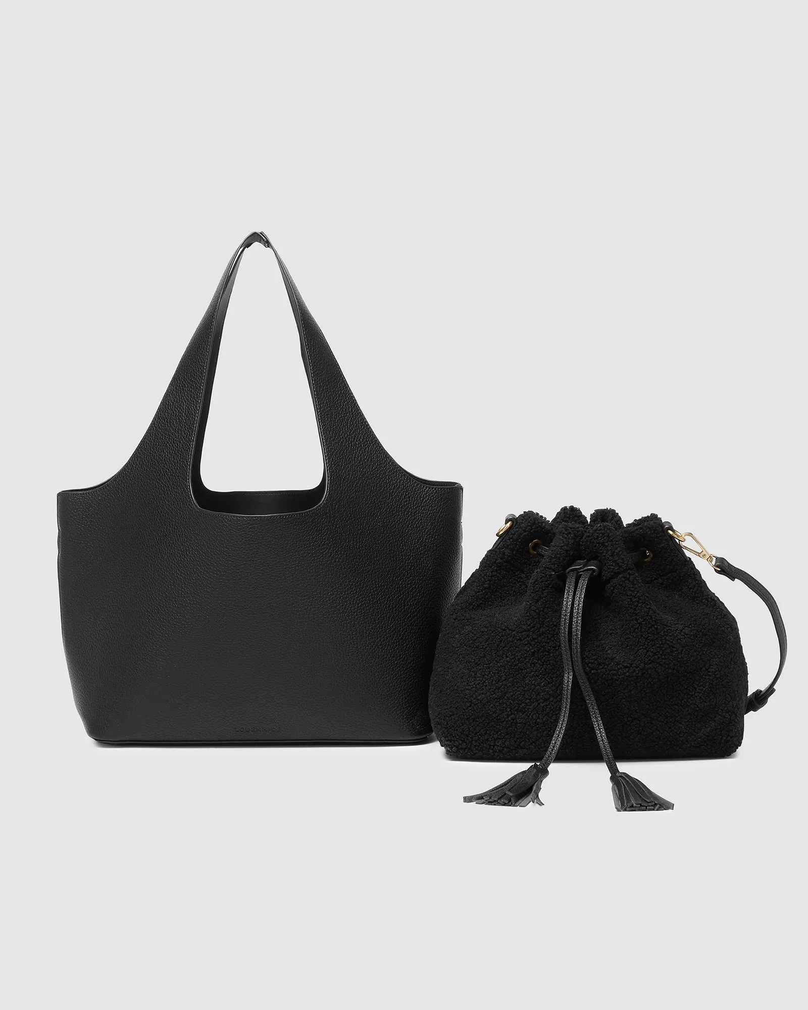 LOUENHIDE PAISLEY HANDBAG - BLACK