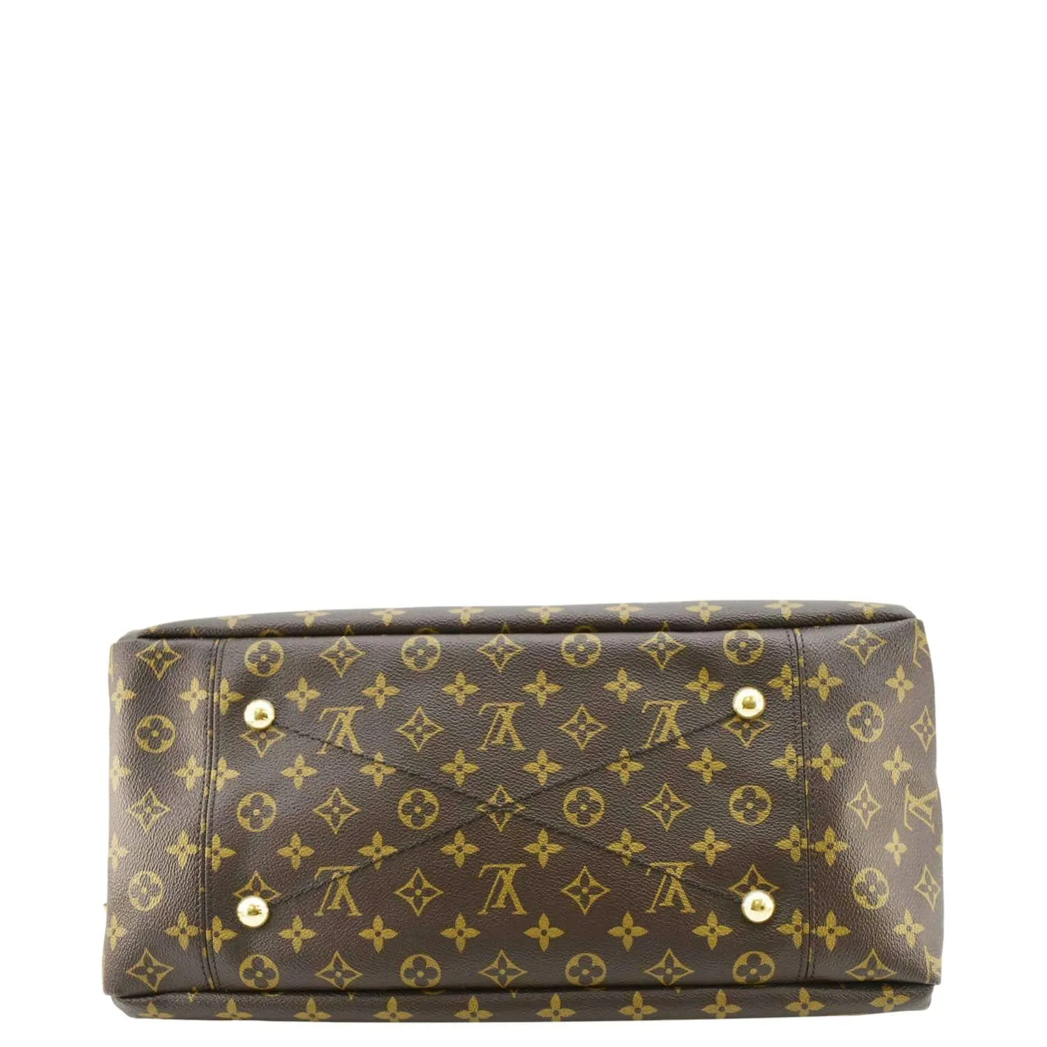 LOUIS VUITTON  Artsy MM Monogram Canvas Hobo Bag Brown