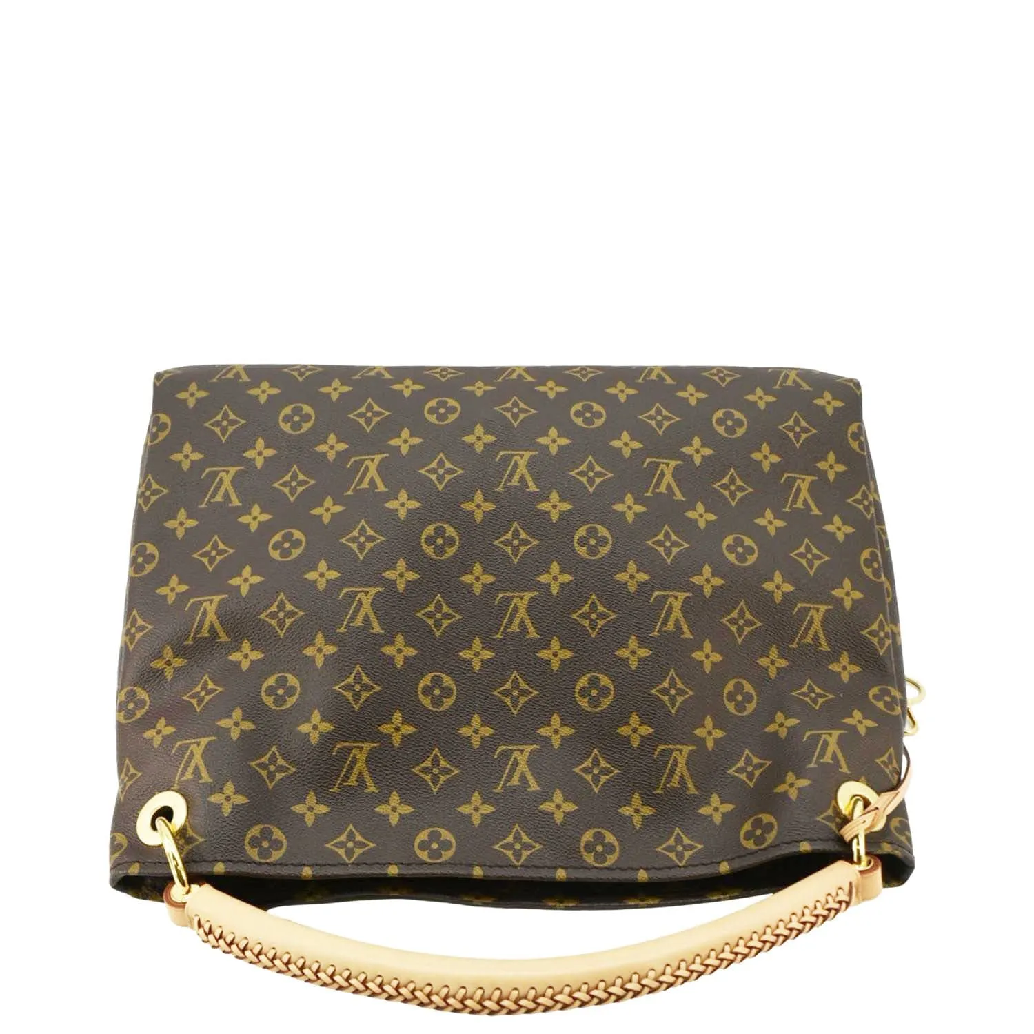 LOUIS VUITTON  Artsy MM Monogram Canvas Hobo Bag Brown