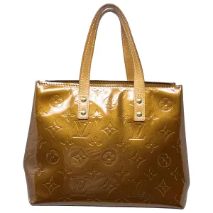 Louis Vuitton Bronze Monogram Vernis Leather Reade PM Bag