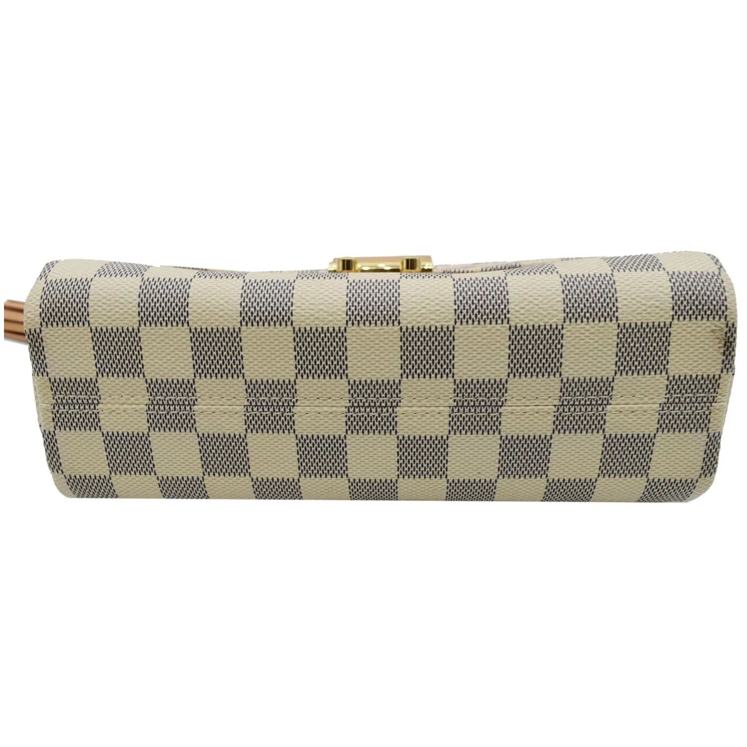 LOUIS VUITTON Croisette Damier Azur Shoulder Crossbody Bag White