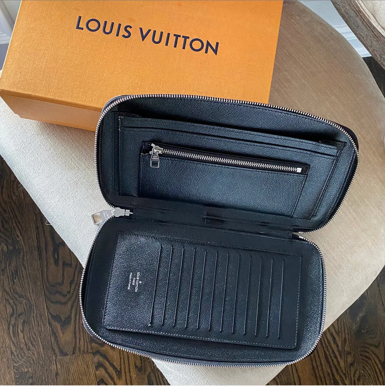 Louis Vuitton Damier Graphite XL Zippy Organizer Wallet