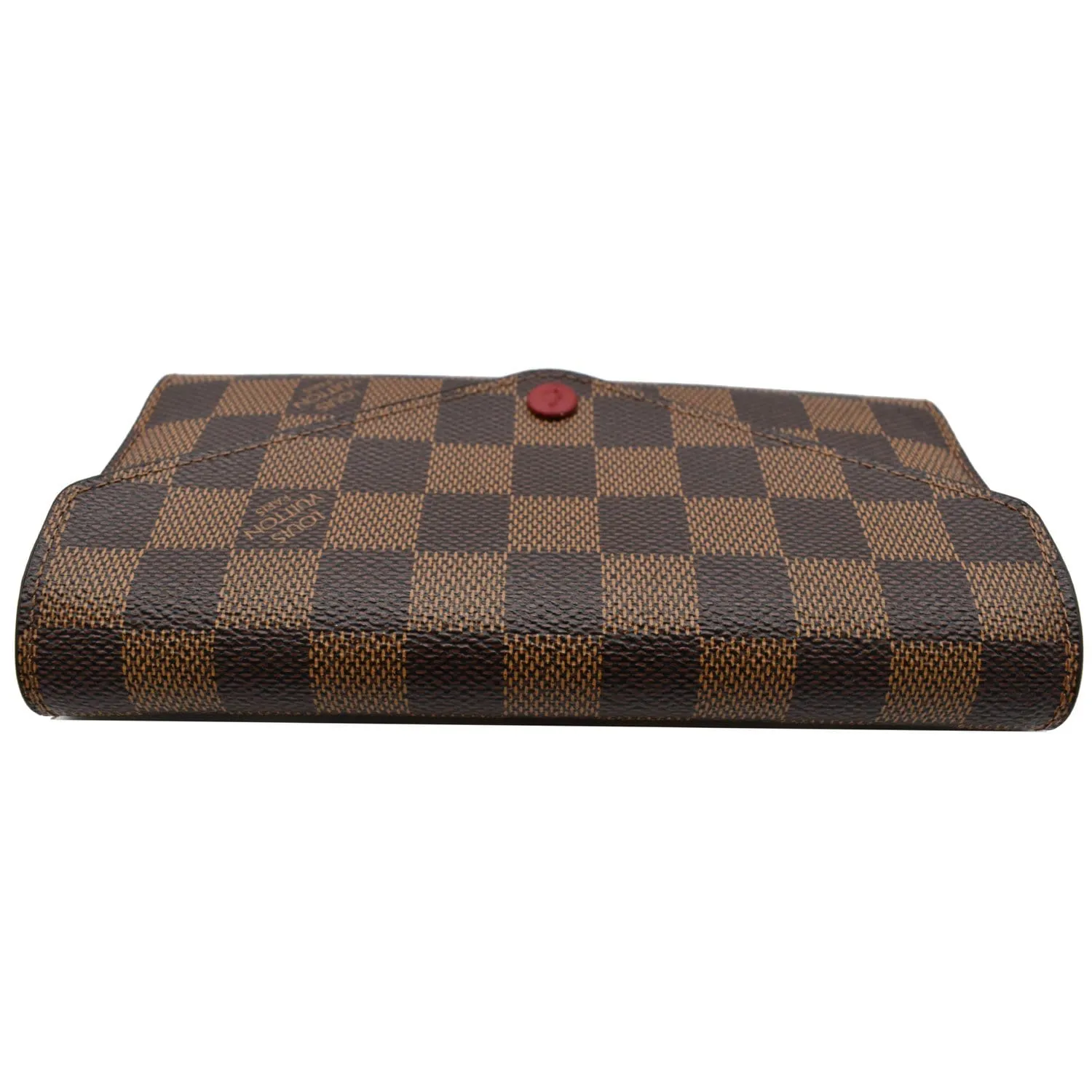 LOUIS VUITTON Josephine Damier Ebene Wallet Brown