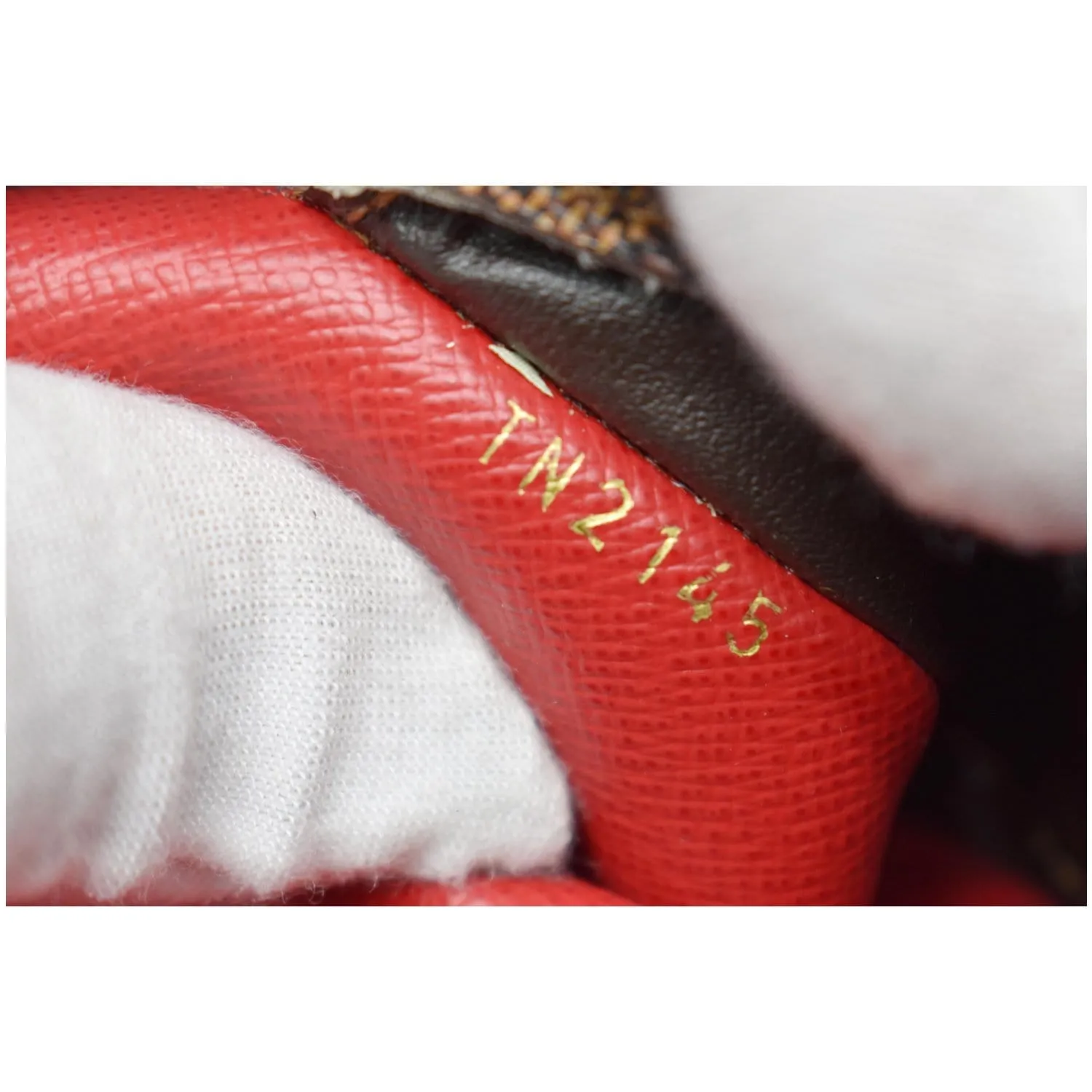 LOUIS VUITTON Josephine Damier Ebene Wallet Brown