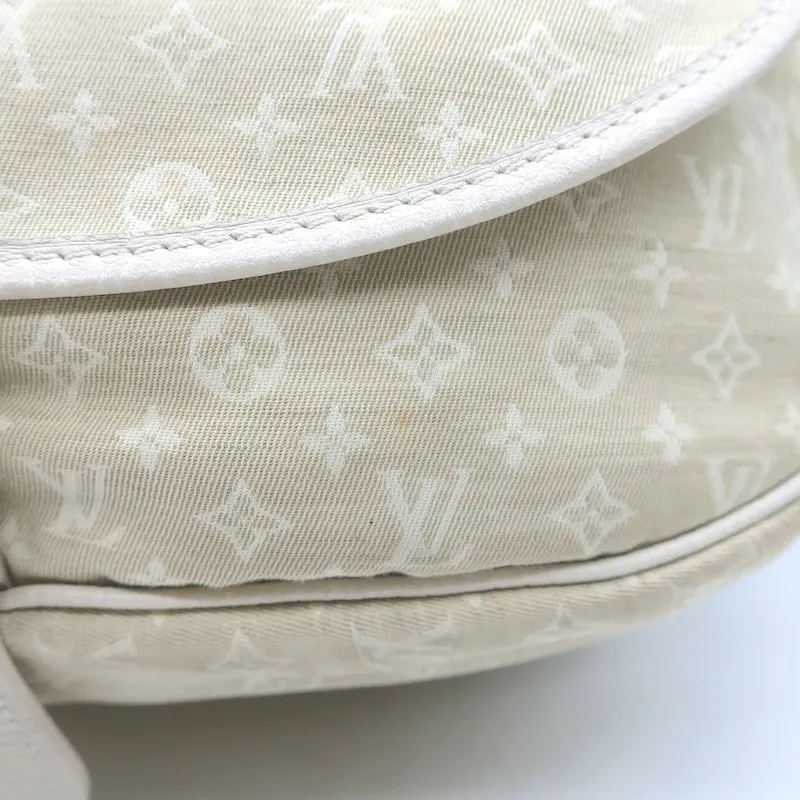 Louis Vuitton Mini Lin Saumur 30 Crossbody Bag Ecru Monogram Canvas