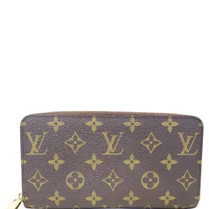 LOUIS VUITTON Monogram Canvas Zippy Long Wallet