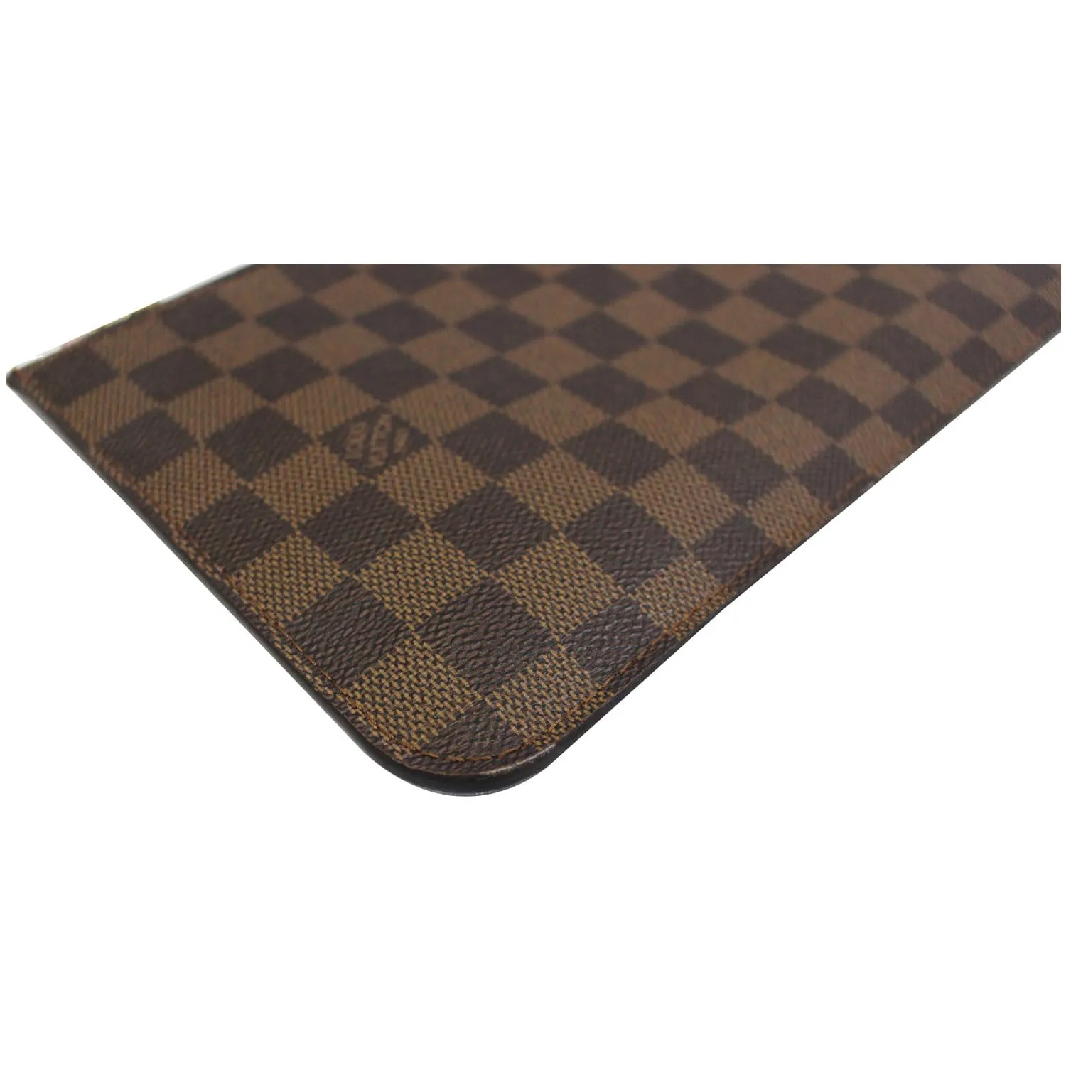 LOUIS VUITTON Pochette Wristlet Pouch Damier Ebene Neverfull MM/GM Brown