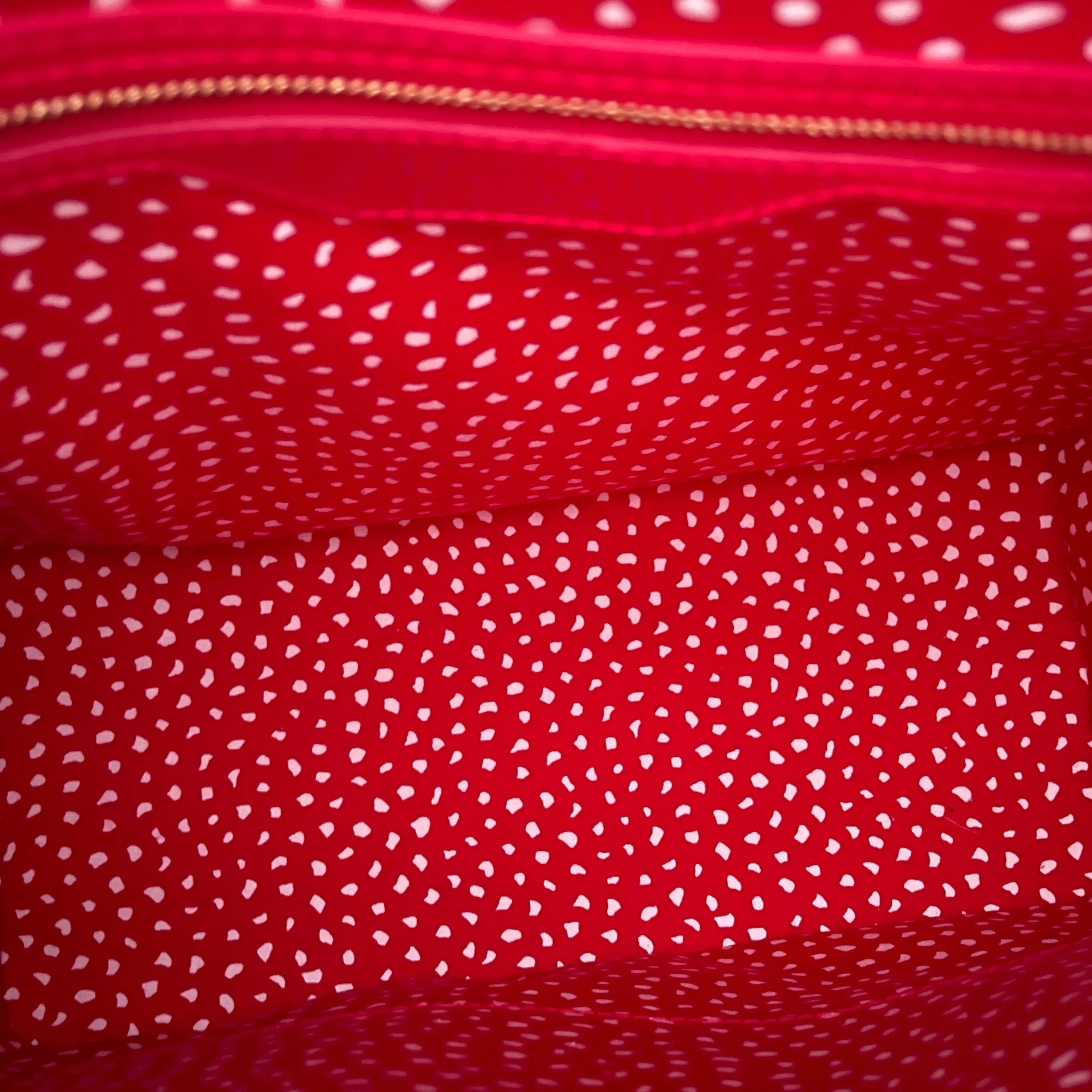 Louis Vuitton Red Monogram Kusama Vernis Top Handle Bag