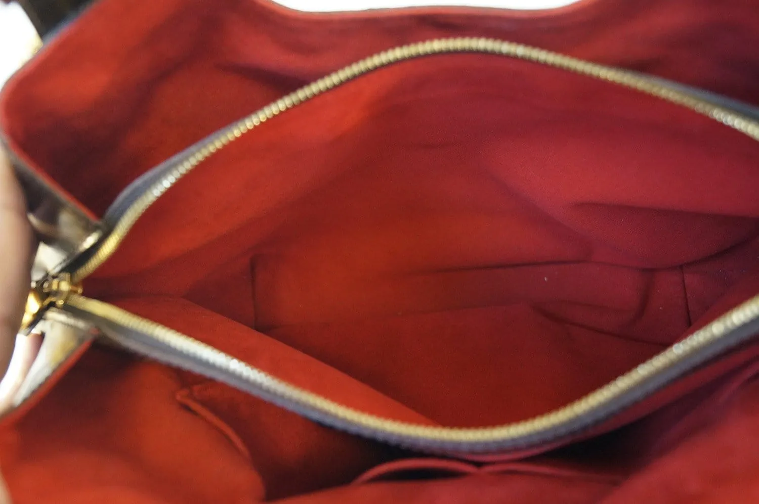 LOUIS VUITTON  Tote Damier Ebene Sistina Gm Shoulder Handbag