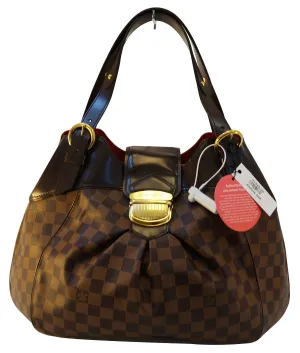 LOUIS VUITTON  Tote Damier Ebene Sistina Gm Shoulder Handbag