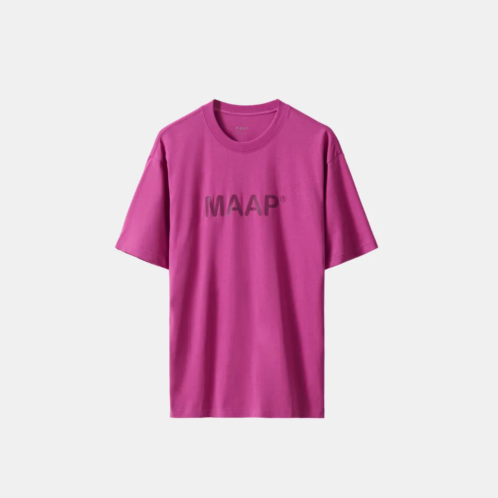 MAAP Essentials Text Tee - Magenta
