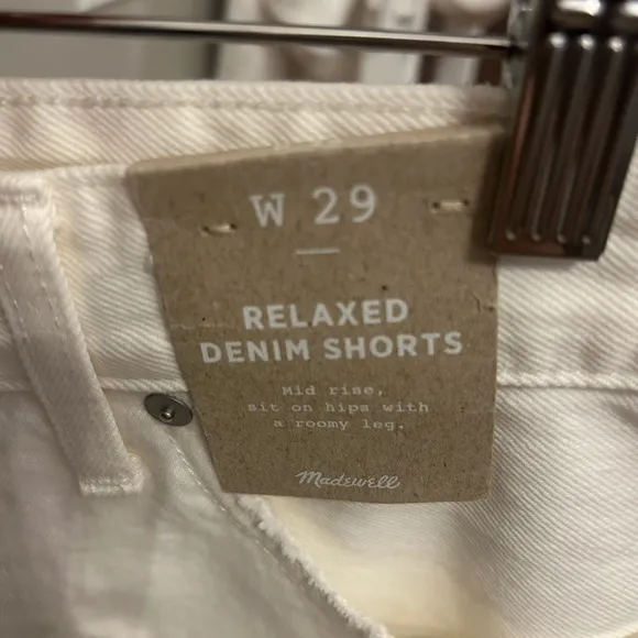 Madewell Relaxed Denim Shorts W29