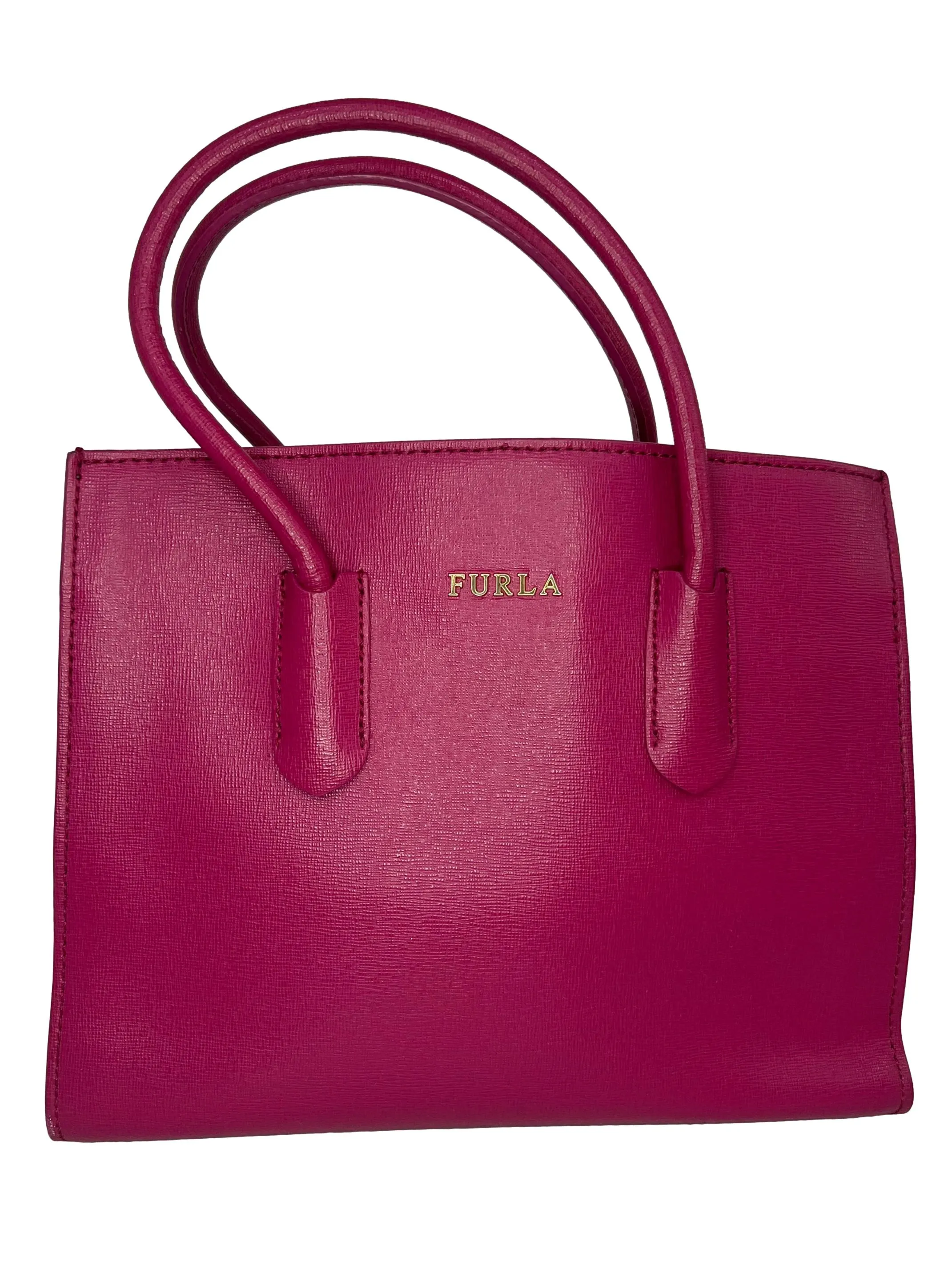 Magenta Pink Amina Open Tote Bag