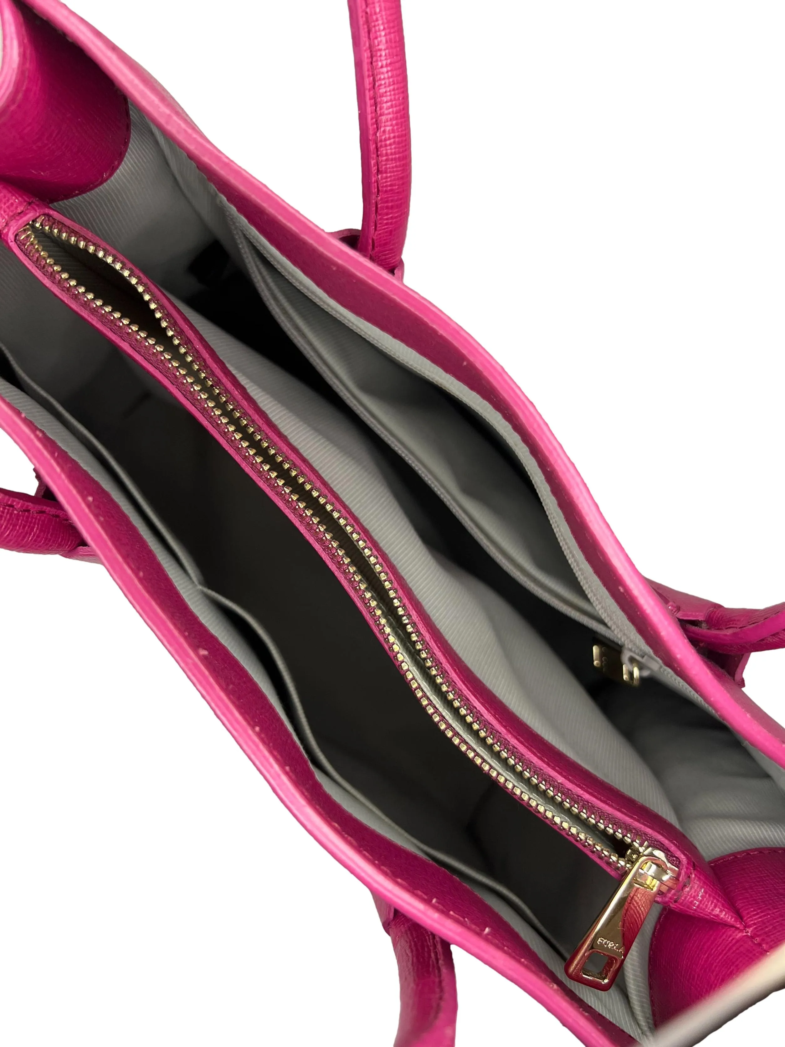 Magenta Pink Amina Open Tote Bag