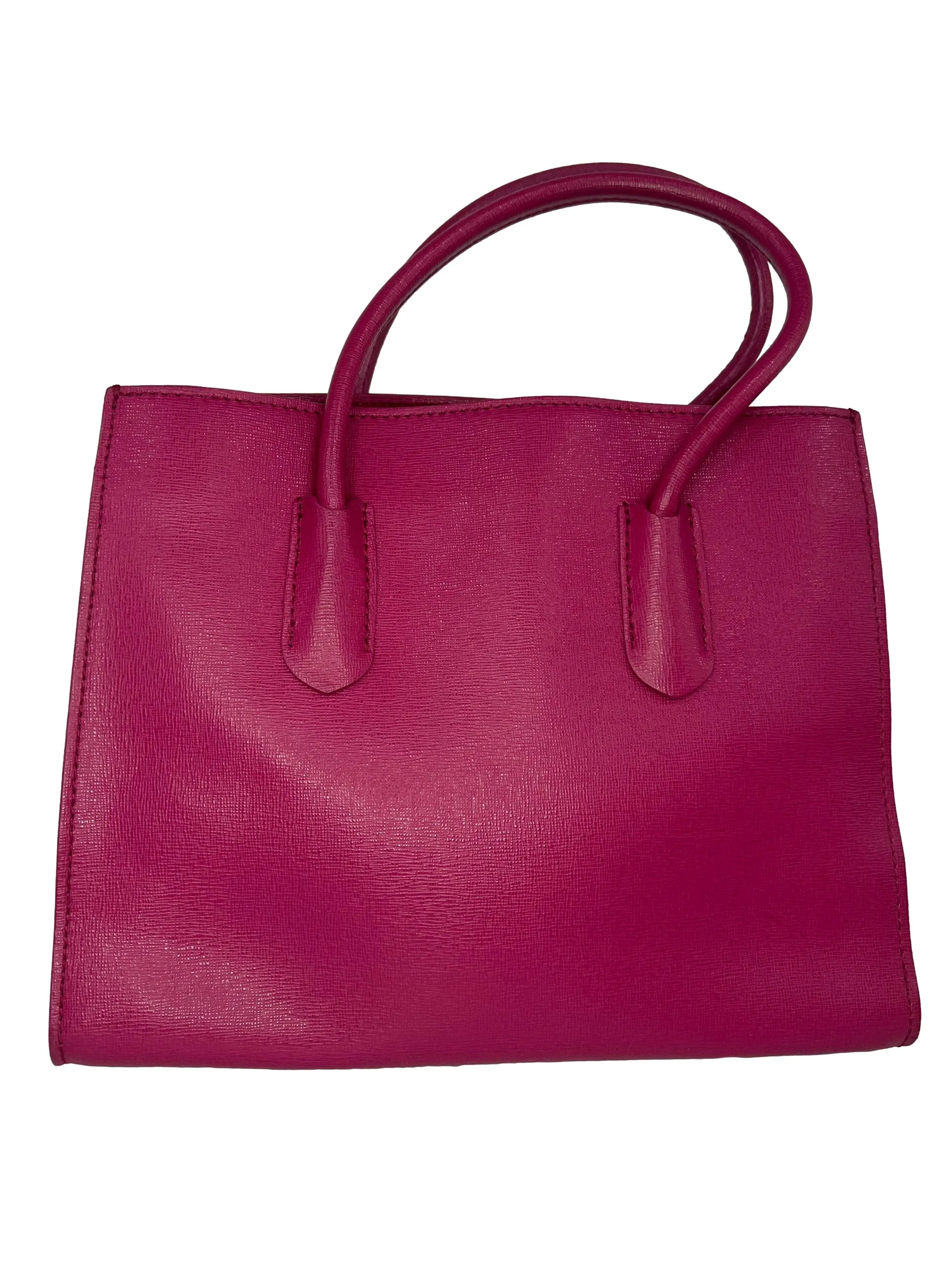 Magenta Pink Amina Open Tote Bag